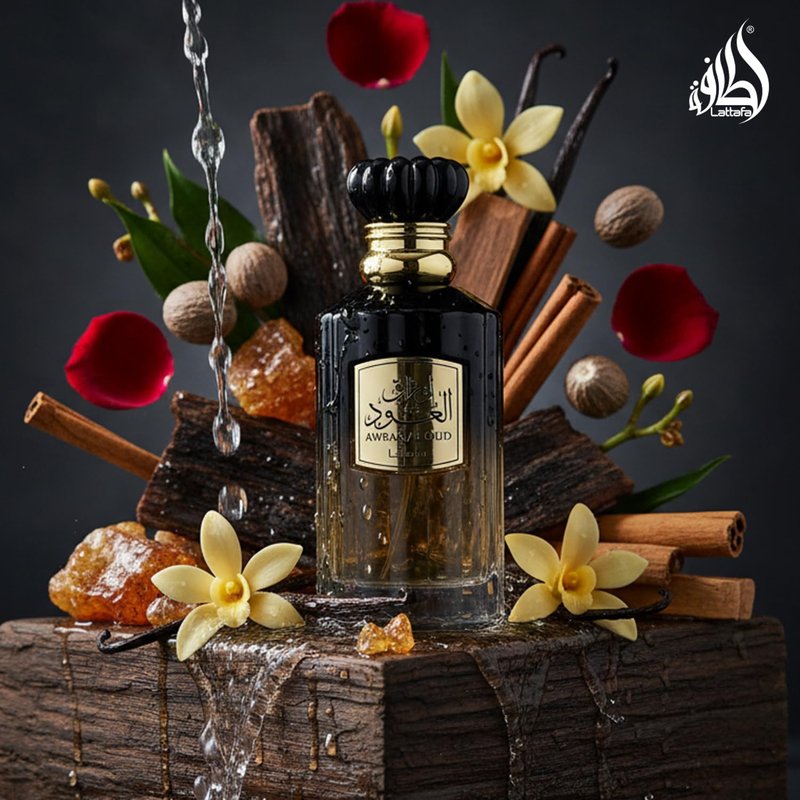 Lattafa Perfumes Awraq Al Oud Eau De Parfum Spray 3.4 Ounce (Unisex)