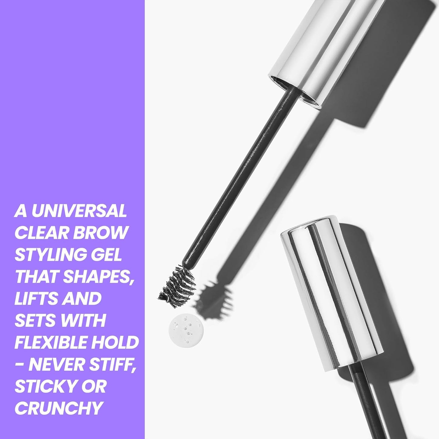 Wonderskin Wonder Blading Brow Styler Gel - Long-Lasting, Lightweight & Volumizing Clear Eyebrow Gel
