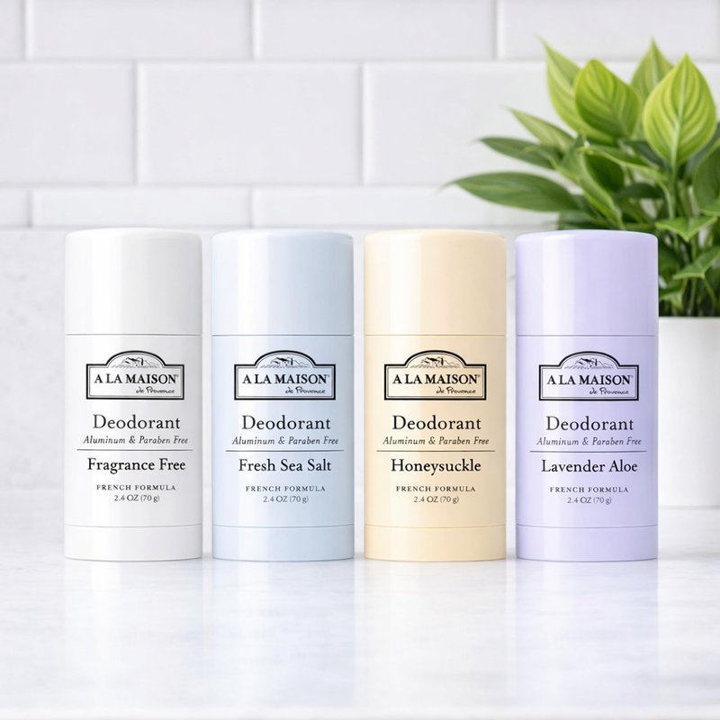 A La Maison Fresh Sea Salt Aluminum Free Deodorant for Women and Men - Natural Deodorant