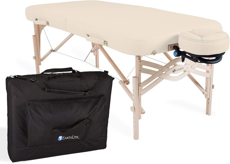 Premium Portable Massage Table Package - Spa-Level Comfort with Deluxe Cushioning | Includes Face Cradle & Carry Case (30/32” x 73”)