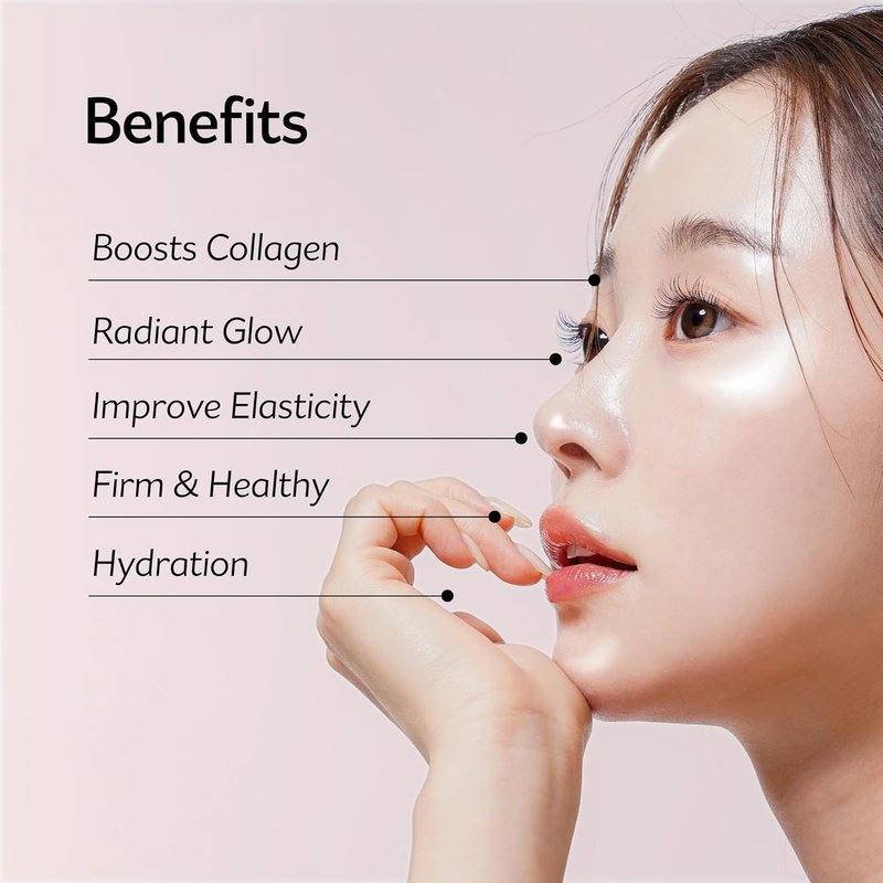 Baby Collagen Glow Mask - Korean Peel Off Facial Mask with Vegan Collagen for Hydrating, Firming & Glass Skin | 1.69 fl. oz