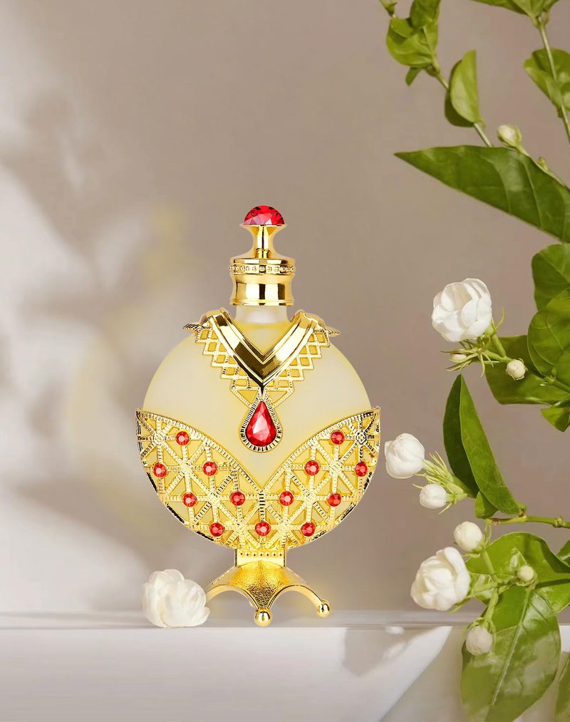 Huibao Gold Arabian Concentrated Perfume Oil, Arabic Perfumes for Women, Arabian Perfumes Oill- Long Lasting Perfume Oil (12ml)