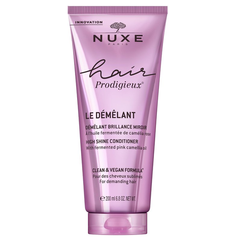 Nuxe Hair Prodigieux High Shine Conditioner. Nourishing Detangler to Intensify Hair Shine & Smoothness. For Soft, Shiny Hair. Silicon Free, 6.8 Fl Oz