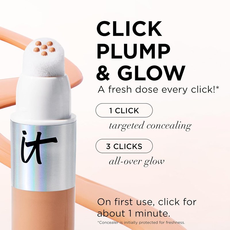 IT Cosmetics Do It All Radiant Concealer - Hydrating & Brightening Makeup - Creaseless Medium Coverage - 0.2 Fl Oz