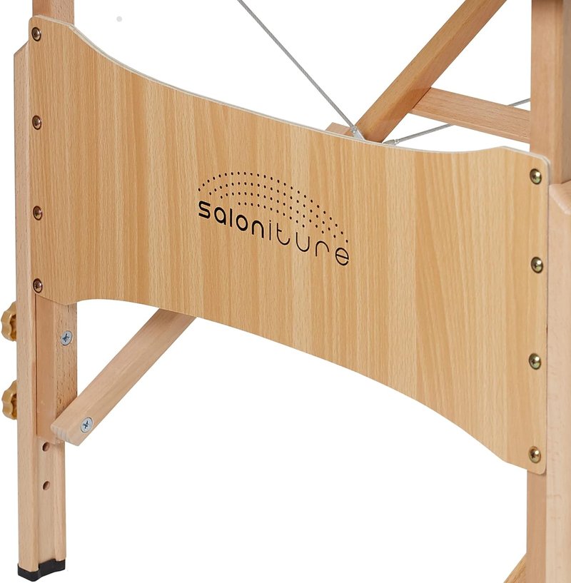 Saloniture Portable Folding Massage Table - Lightweight & Durable | Black Color