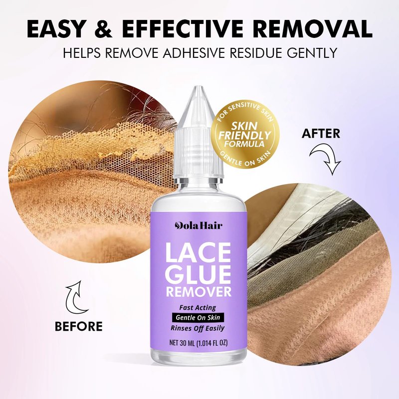 Dolahair Lace Wig Glue Kit - Waterproof Lace Front Adhesive for Wigs (Glue Kit-3pcs)