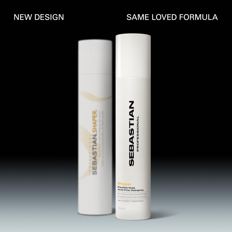 Sebastian Professional Shaper Hairspray, 50 VOC% | Flexible to Medium Hold | Brushable with Control | 10.6 oz