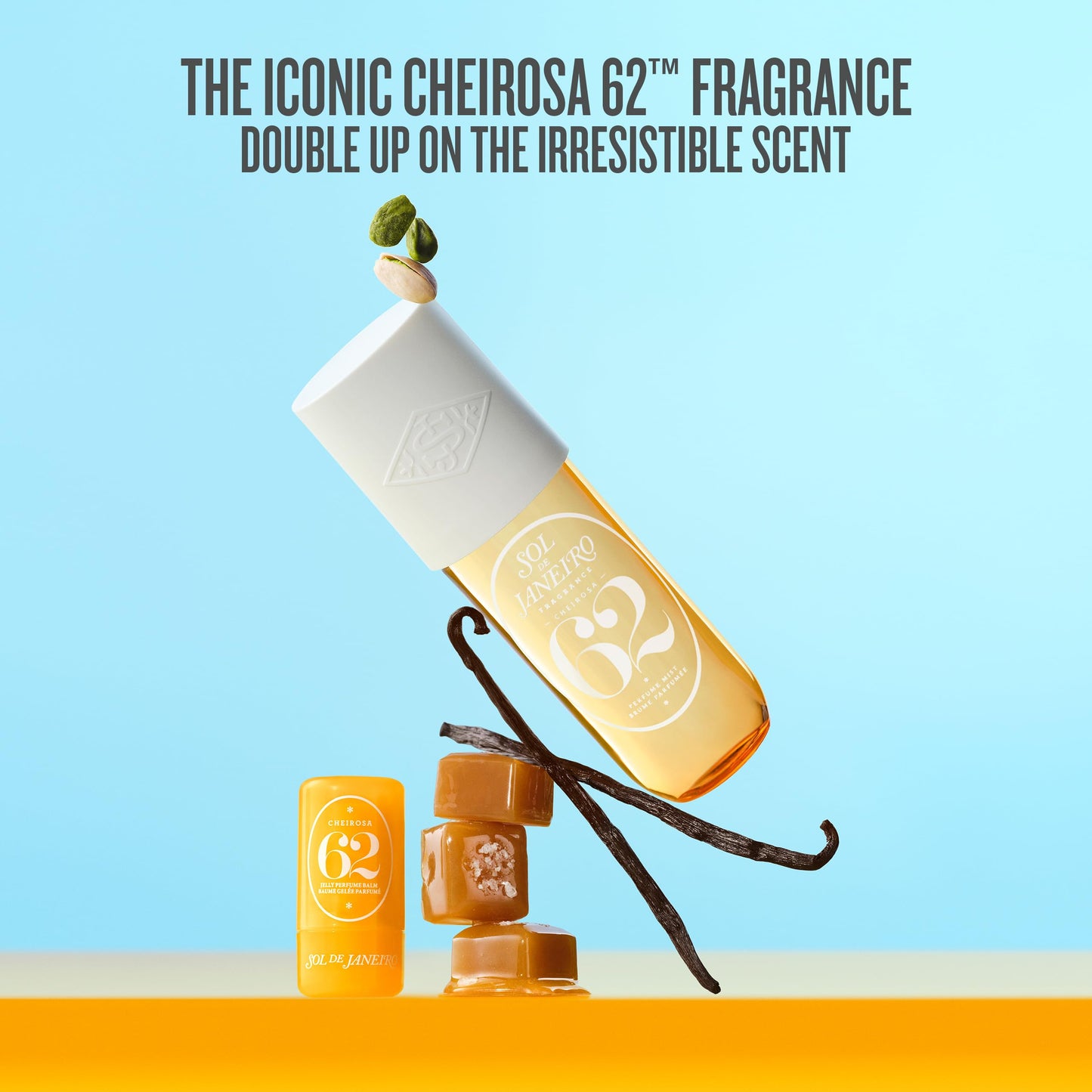 Sol de Janeiro Jelly Perfume Balm Solid Fragrance Perfume Stick (Cheirosa 62)