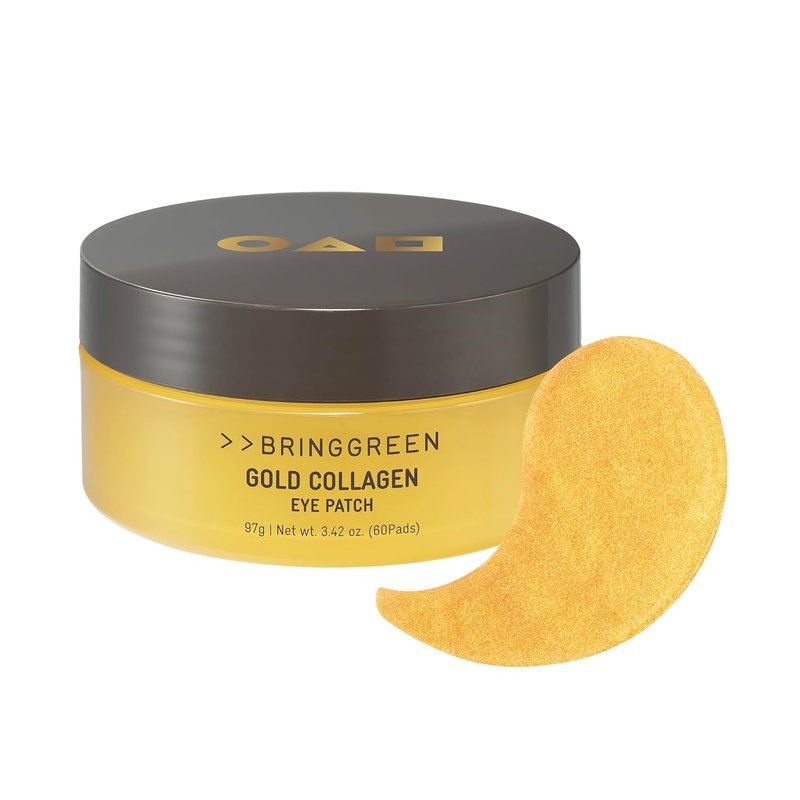Gold Collagen Eye Patches - Hydrating Firming Under Eye Mask for Dark Circles & Puffiness | 60 Count