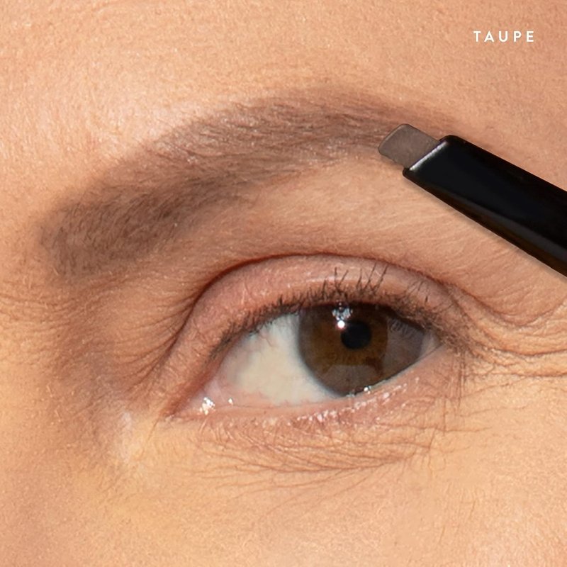 Laura Geller New York Sculpt-N-Stay 2-in-1 Waterproof Eyebrow Pencil & Brow Gel - Taupe | Fills, Defines & Sets Brows