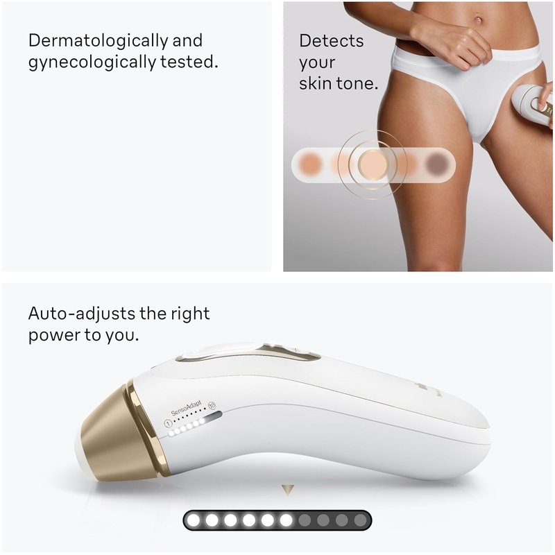 Braun Silk·Expert Pro 5 - IPL Hair Removal Device for Women & Men | At-Home Permanent Laser Reduction, 2 Heads, Pouch