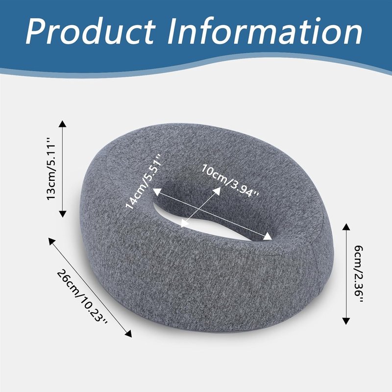 Face Down Pillow | Comfortable Massage Headrest for Post-Surgery Recovery & Neck Pain Relief