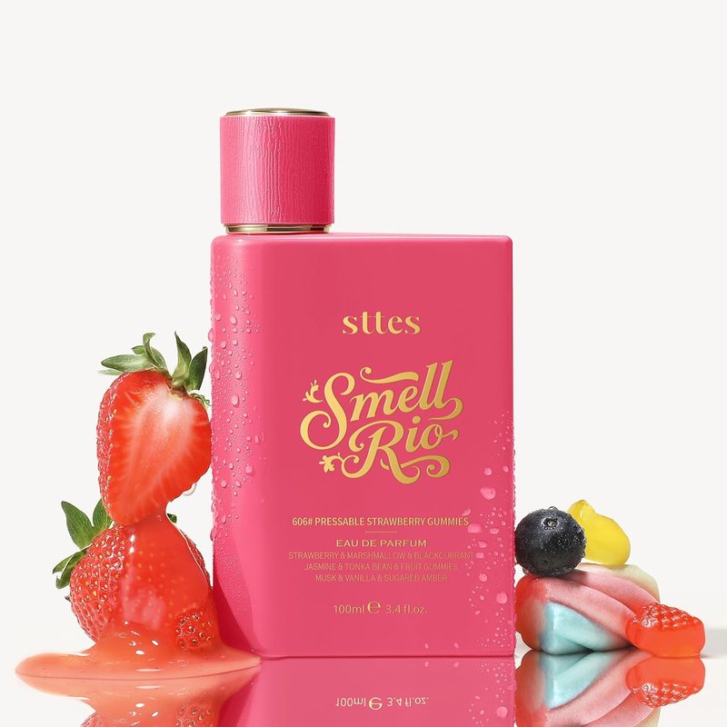 Rio Perfume 606 - Long-Lasting Hair Perfume for Women | Strawberry, Candy, Vanilla & Marshmallow Scent - 100ml (3.4 fl oz)