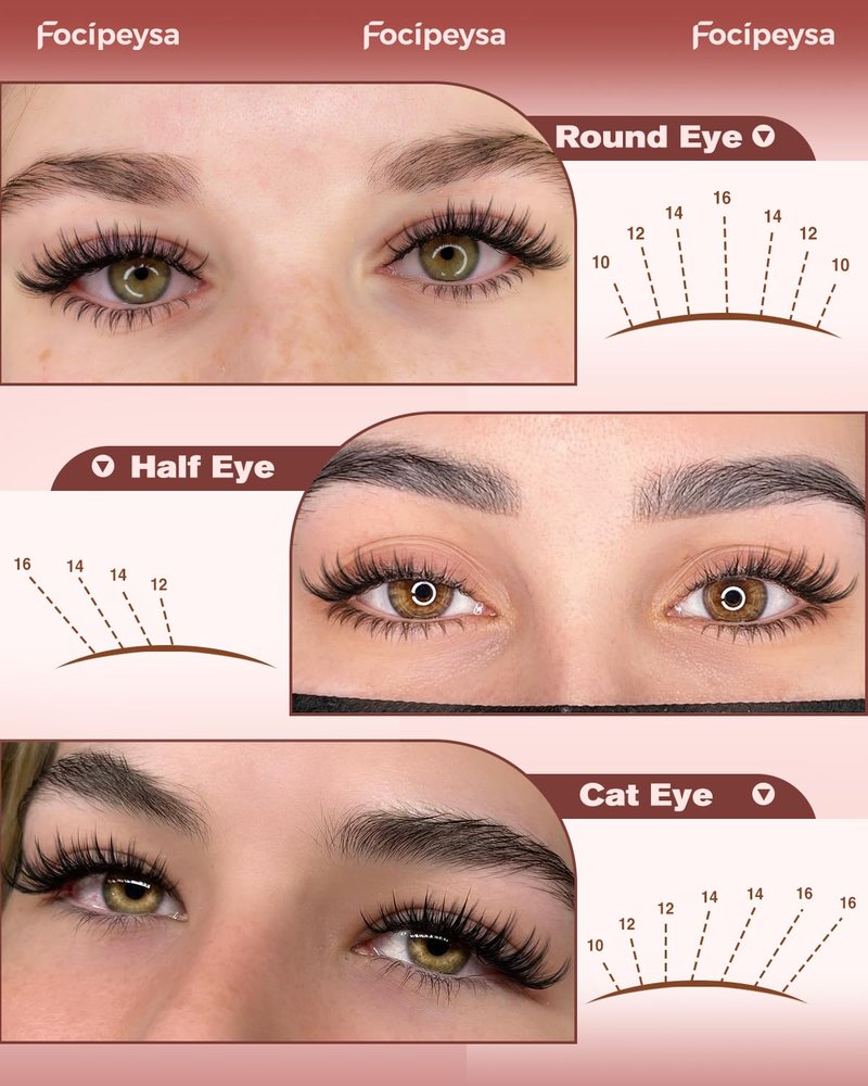 Focipeysa Wispy Lash Clusters Natural Eyelash Clusters Pestañas Postizas Naturales Spiky Manga Lash Extensions C Curly Individual Lashes 10-16mm with Bottom Lashes Clusters DIY Lash at Home