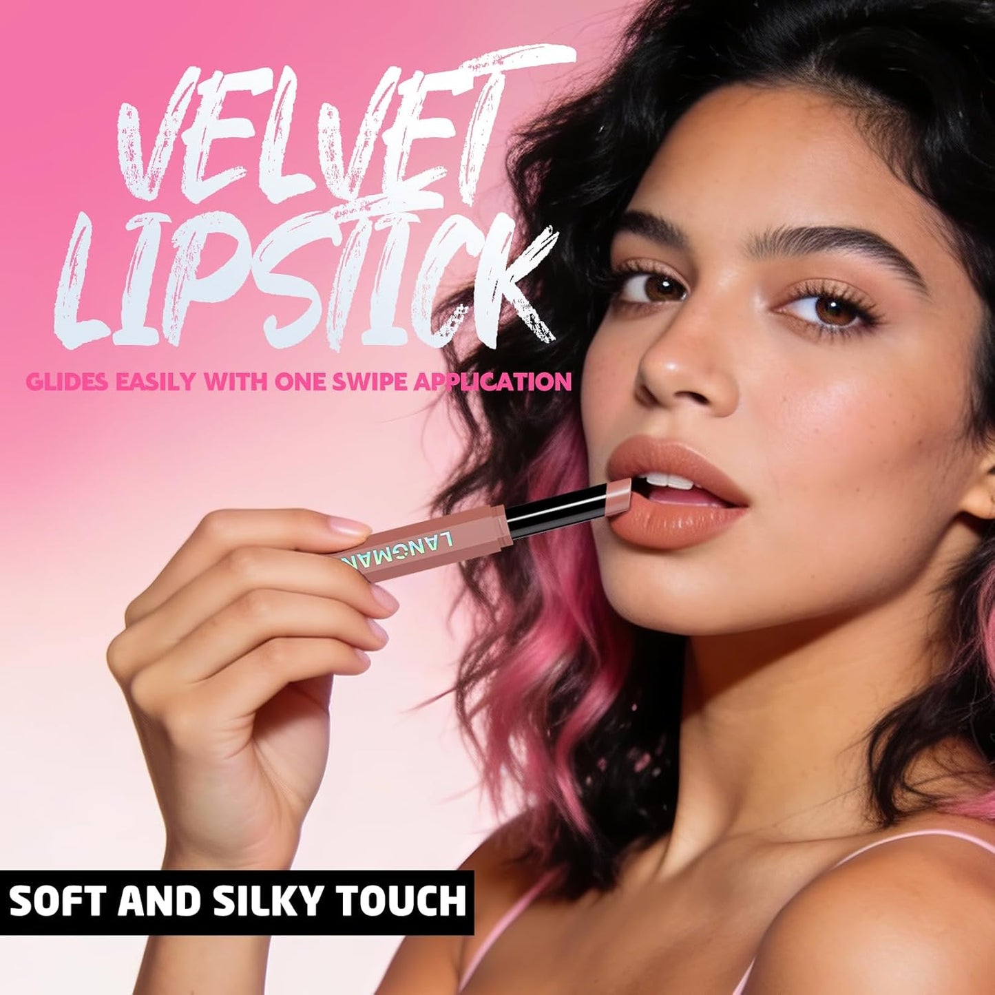 Velvet Matte Lipstick Set - 10 High Pigment Nude & Dark Shades | Long-Lasting Waterproof Lip Balm for Women