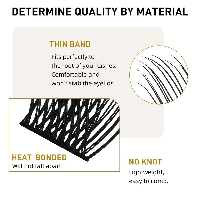 B&Q Volume Lash Clusters Wispy B02, Eyelash Clusters 72PCS Cluster Eyelash Extensions, D Curl Lash Cluster Natural Individual Lashes False Eyelashes Clusters with Soft Band(B02-D-8-16MIX)