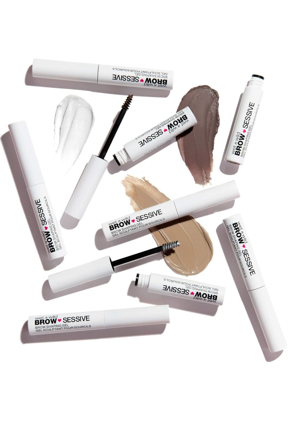 Wet n Wild Brow-Sessive Eyebrow Gel - Long-Lasting Brown Shaping Formula for Perfect Brows