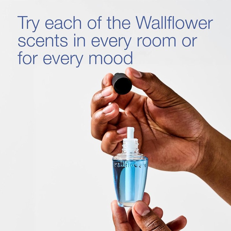 Fresh Linen Wallflowers Refills - Plug-In Air Freshener with Natural Essential Oils | 6-Pack for Home Fragrance