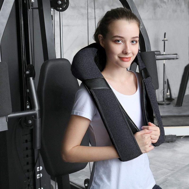 Mirakel Neck Massager - Deep Tissue Pain Relief Shiatsu with Heat | Perfect Father's Day Gift for Dad & Husband