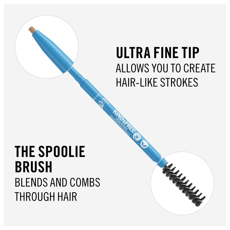 Rimmel Kind & Free Brow Definer, 004 Caramel