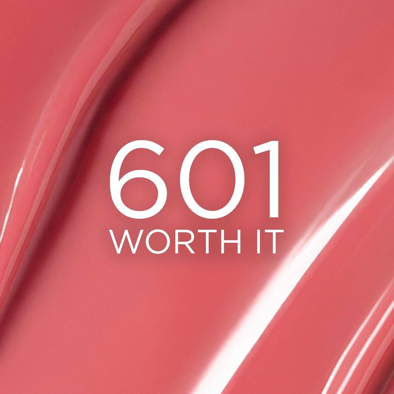 L'Oreal Paris Hyaluron Tint Lip Stain Serum - Long-Lasting Hydrating Lip Makeup | 601 Worth It (Pinky Nude)