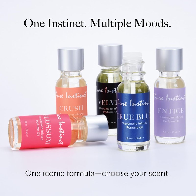 Pure Instinct | Entice Pheromone Infused Oil for Women - Long-Lasting Essential Oil Fragrance, 0.5 fl oz