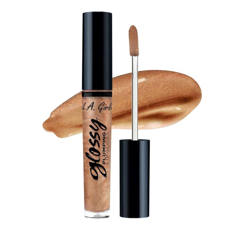 L.A. Girl Glossy Plumping Lipgloss - Fancy Shade GLG925 for Full, Luscious Lips