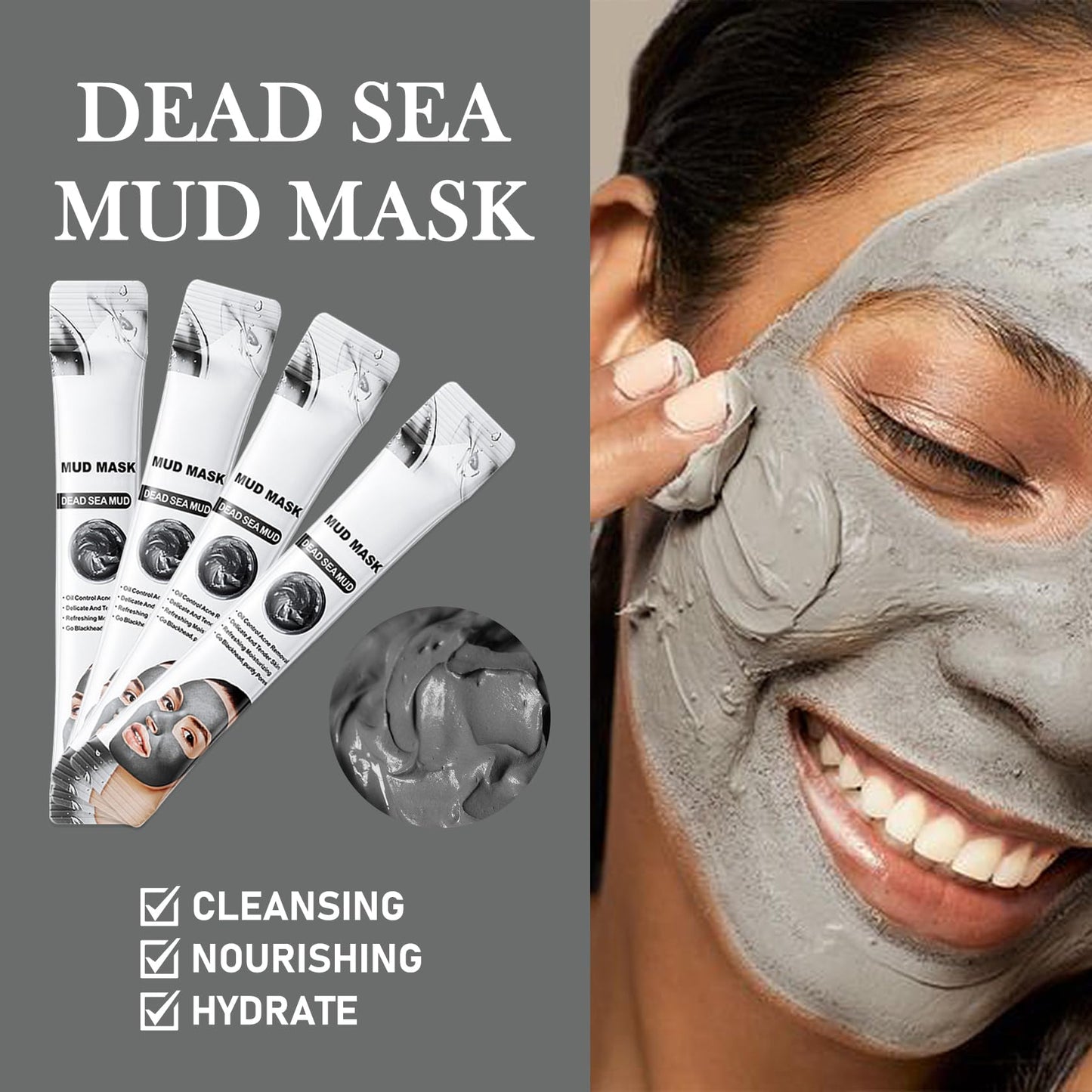 WENJLYJ 30PCS Clay Mask for Face,Vitamin C,Dead Sea Mud,Cucumber Mud Mask Set,Deep Cleansing Blackhead Remover Facial Skin Care Set,Moisturizing Face Masks for Women,Face Masks Gift Set
