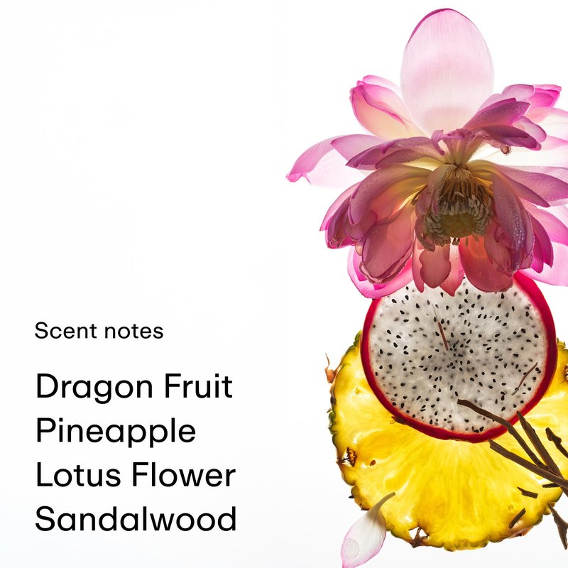 PHLUR Dragon Fruit Body Mist, 8 Fl Oz - Hair and Body Perfume for Women, Tropical Fruit Perfume Body Spray with Vanilla, Sugared Amber and Sandalwood Fragrance