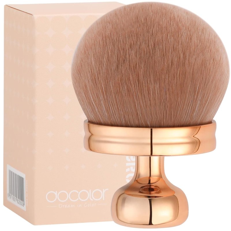 Docolor Extra Large Body Makeup Brush - 3-Inch Wide Head for Fast Full-Body Coverage | Soft Synthetic Fibers for Flawless Application