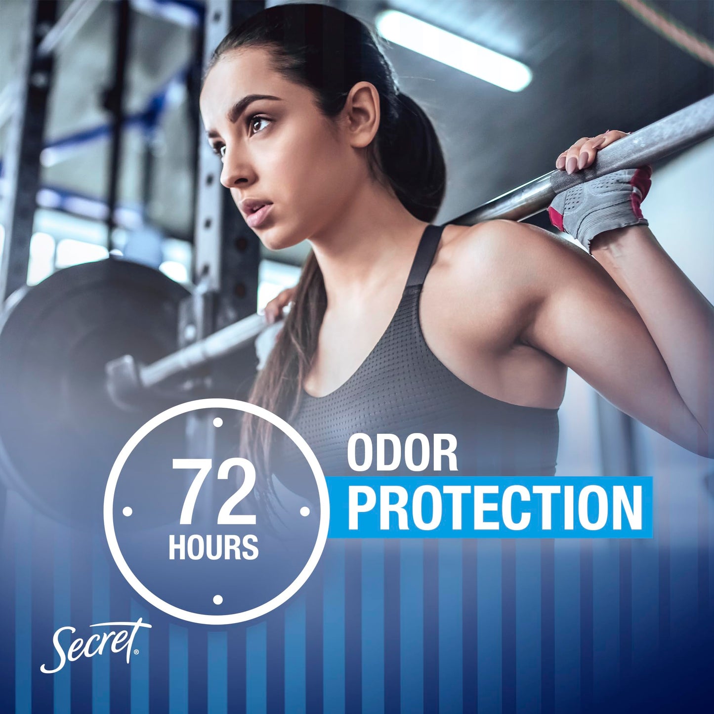 Secret Outlast Antiperspirant Deodorant for Women, 72hr Sweat & Odor Protection, PH Balancing Minerals, Clear Gel, Shower Fresh Scent, 2.6 oz
