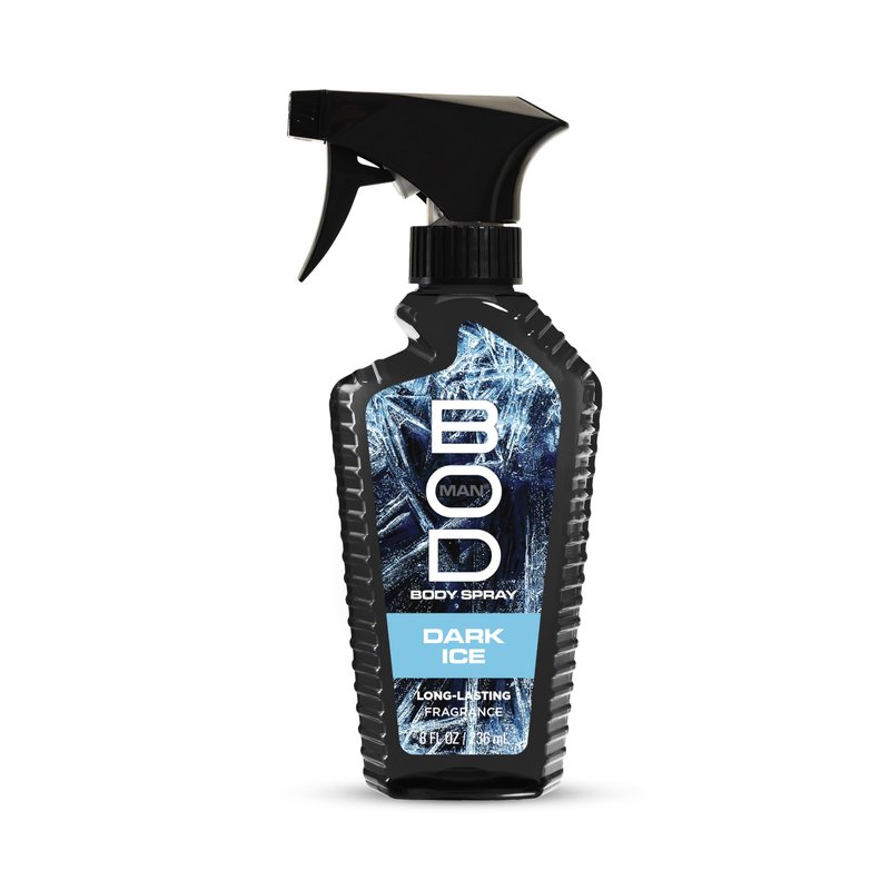 BOD man Fragrance Body Spray, Dark Ice, 8 fl oz