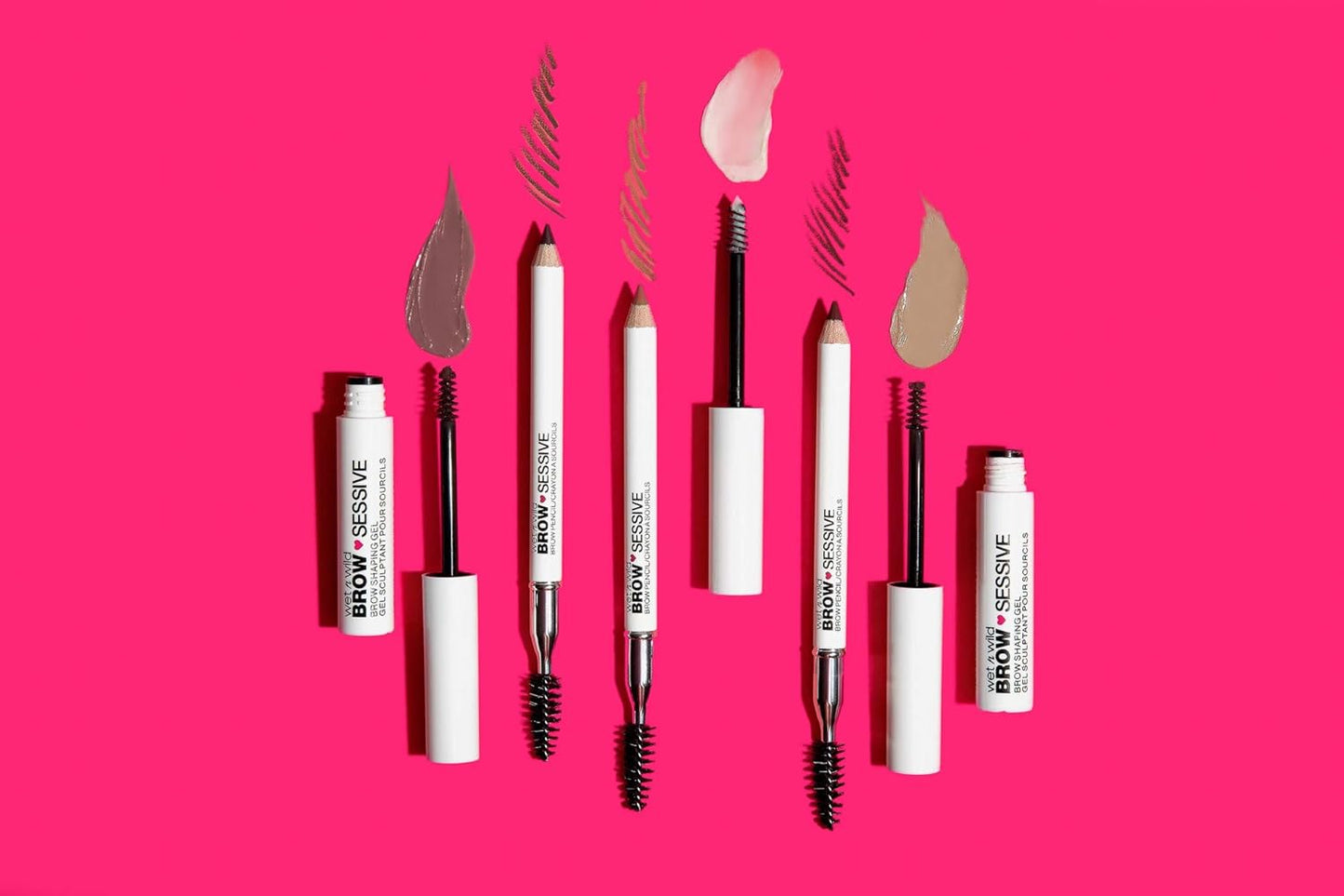Wet n Wild Brow-Sessive Eyebrow Gel - Long-Lasting Brown Shaping Formula for Perfect Brows