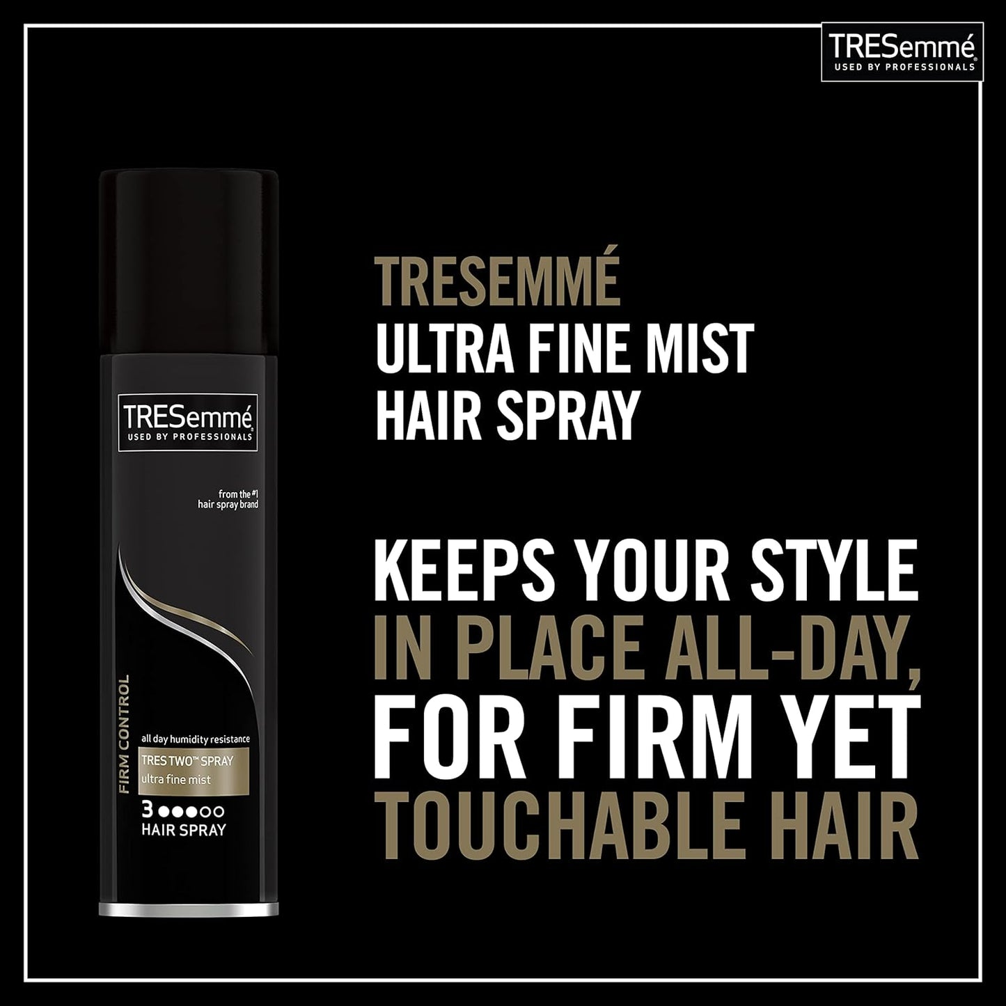 TRESemmé Extra Hold Hairspray - Strong Humidity Resistance & Frizz Control | 2-Pack of 4.2 oz