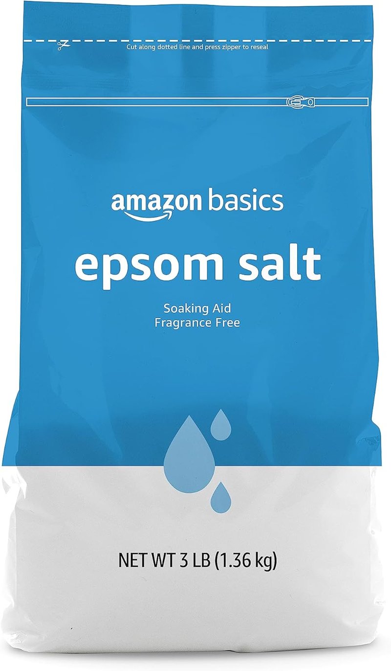 Epsom Salt Soak - Unscented Magnesium Sulfate for Muscle & Foot Relaxation | 3 lb Resealable Bag