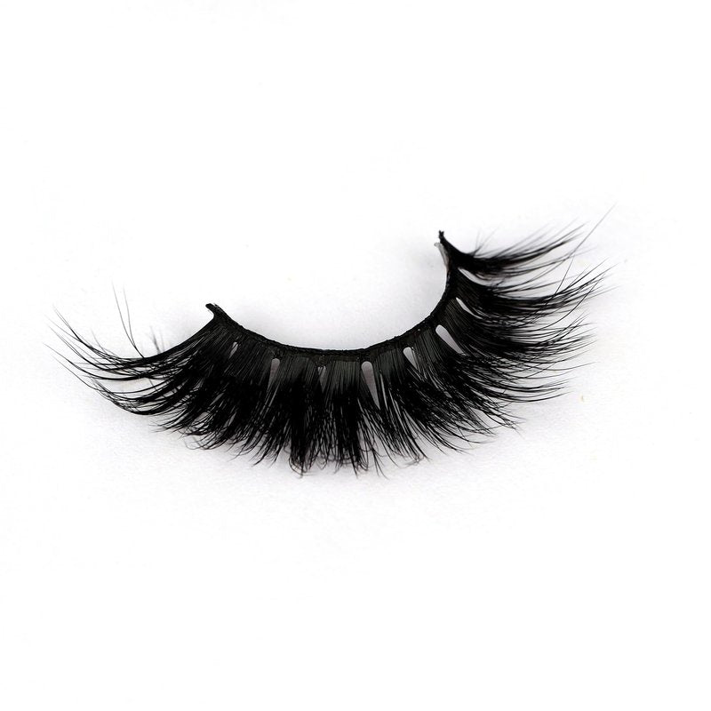 Pooplunch Cat Eye Look Dramatic False Eyelashes Extension Volume Thick 20MM Long Wispy 8D Soft Faux Mink Lash Fake Eyelashes Strips 7 Pairs Pack