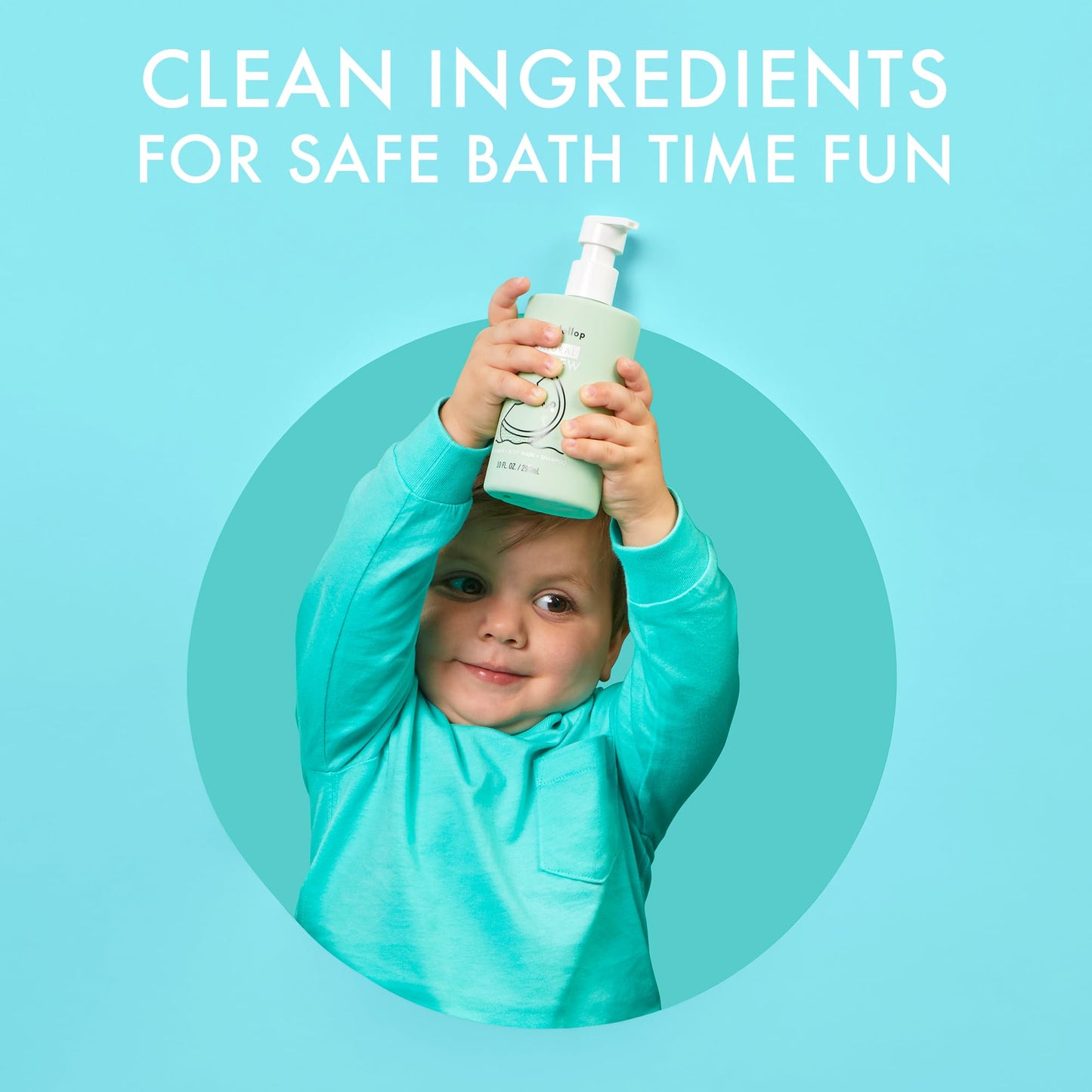 Dabble & Dollop Honeydew + Vanilla Kids 3-in-1 Body Wash, Shampoo & Bubble Bath Bundle – Gel + Foam Whip Set, Tear-Free, Gentle, Natural-Origin, Hypoallergenic and Safe for Sensitive Skin (Pack of 2)
