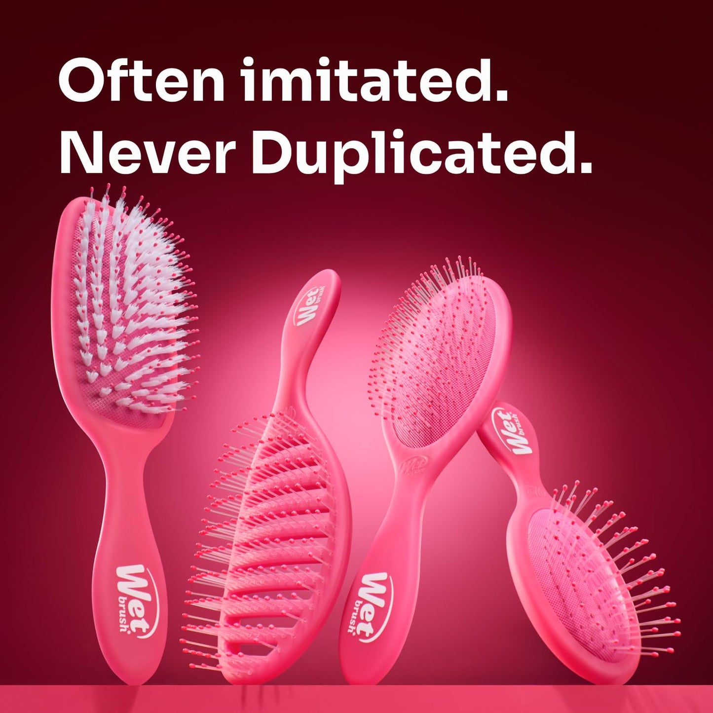 Wet Brush Original Detangler Hair Brush, Flag Up (Artful Ace) - Ultra-Soft IntelliFlex Bristles - Detangling Brush Glides Through Tangles For All Hair Types (Wet Dry & Damaged Hair) - Women & Men