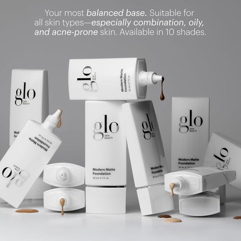 Glo Skin Beauty Modern Matte Foundation - Oil-Free, Buildable Medium-to-Full Coverage | 6W (30 mL) with Salicylic Acid & Niacinamide