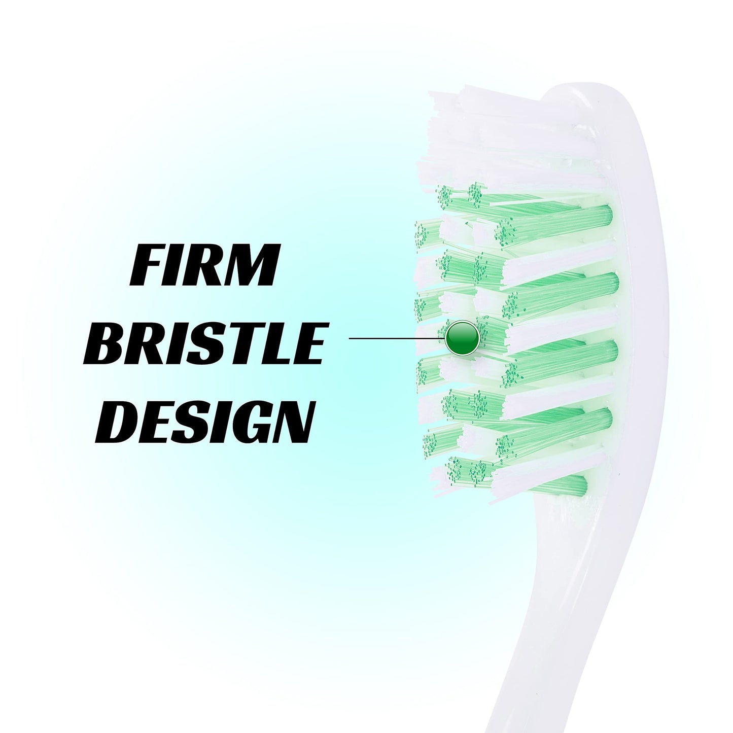 Lingito Extra Firm Toothbrush, Hard Bristle Toothbrush Set for Adults or Smokers Travel Kit, Multicolor Denture Brush, Large Head, Manual Travel Toothbrush Hard Bristles