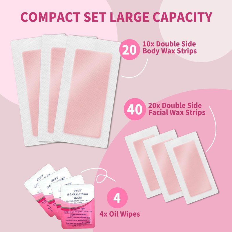 hoyesch Wax Strips -Wax Strips for Hair Removal