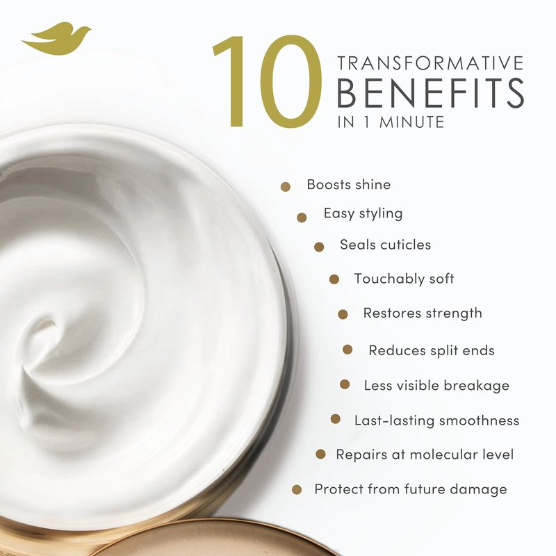 Dove Hair Intensive Repair Serum Mask - 10-in-1 Bio-Protein Care for Damaged Hair | 9.2 fl oz