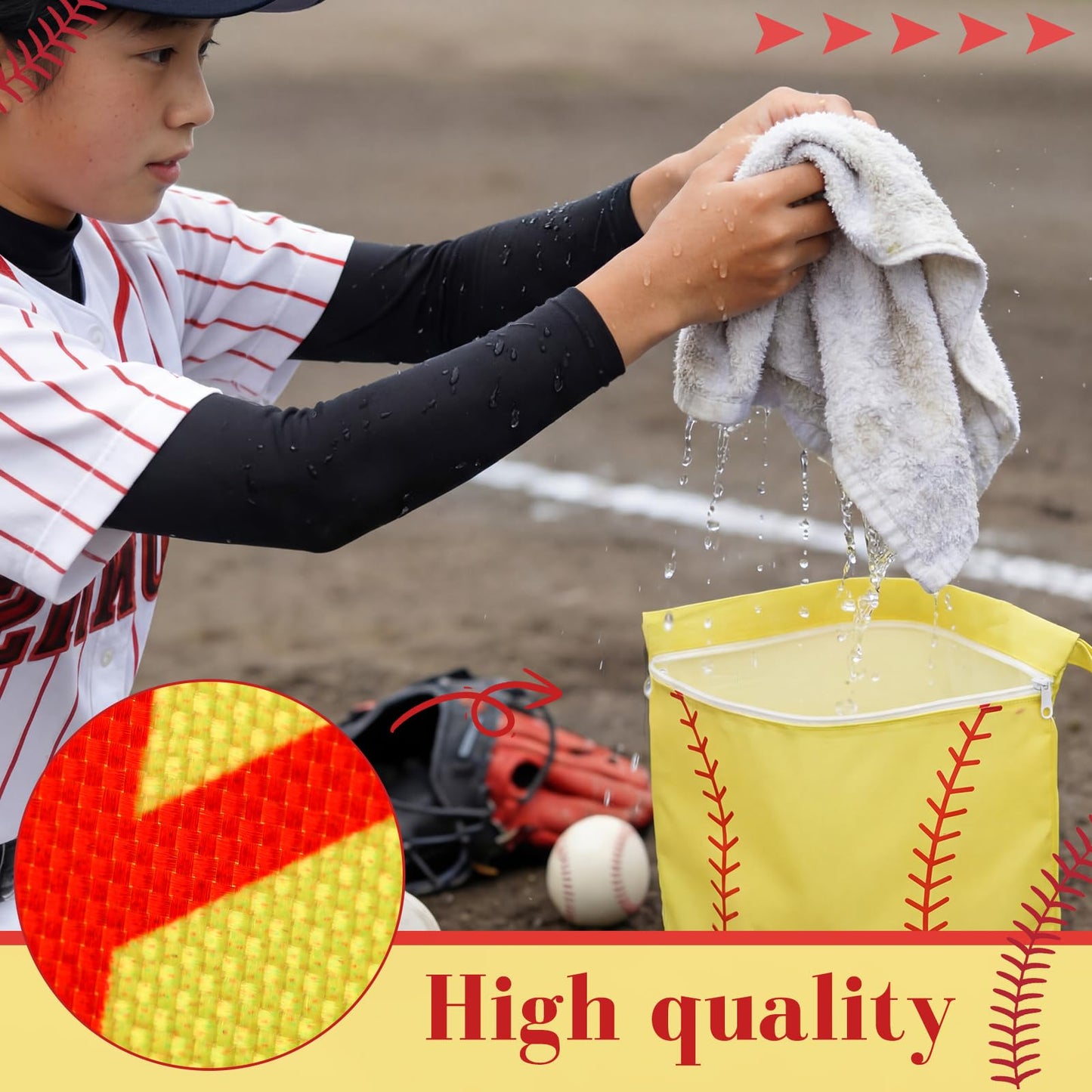 Ribbonlic 12 Pcs Softball Wet Dry Bag Gifts Bulk, Softball Team Wet Dry Bag with Handle Zipper, Beach Pool Waterproof Toiletry Organizing Pouches for Women Player Travel Team Gifts