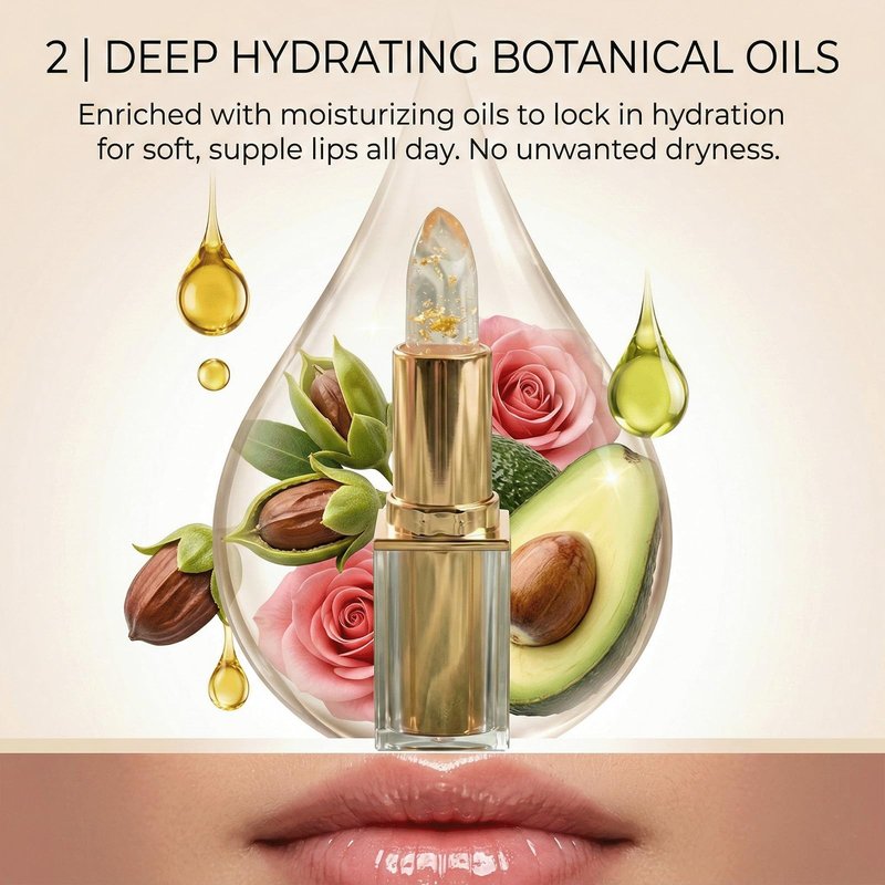 Areliaa Lipstick，areliaa signature lipstick，Clear That Changes Color with Ph, Deep Nourishment, Keeping Makeup (2PCS)