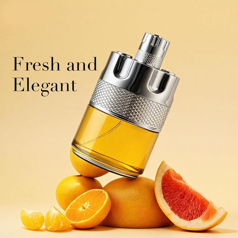 AFLUXE Azura Noir Men's Cologne - Woody Spicy Eau de Parfum, 100ml | Long-Lasting Fresh Citrus & Vetiver