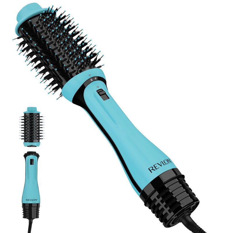 REVLON One Step Volumizer PLUS Hair Dryer and Styler | More Volume, Less Damage, and More Styling Control for Easy and Fast Salon-Style Blowouts, Plus Travel Friendly (Mint)