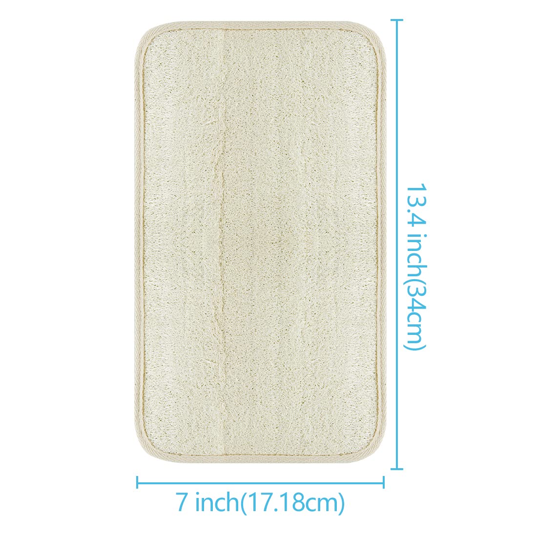 ReignSword Back Scrubber for Shower, Hands-Free Exfoliating Back Loofah Body Sponge Scrubber, Wall Mounted Back Scrubber for Shower for Men Women (Self-Adhesive Sheet or Suction Cup)