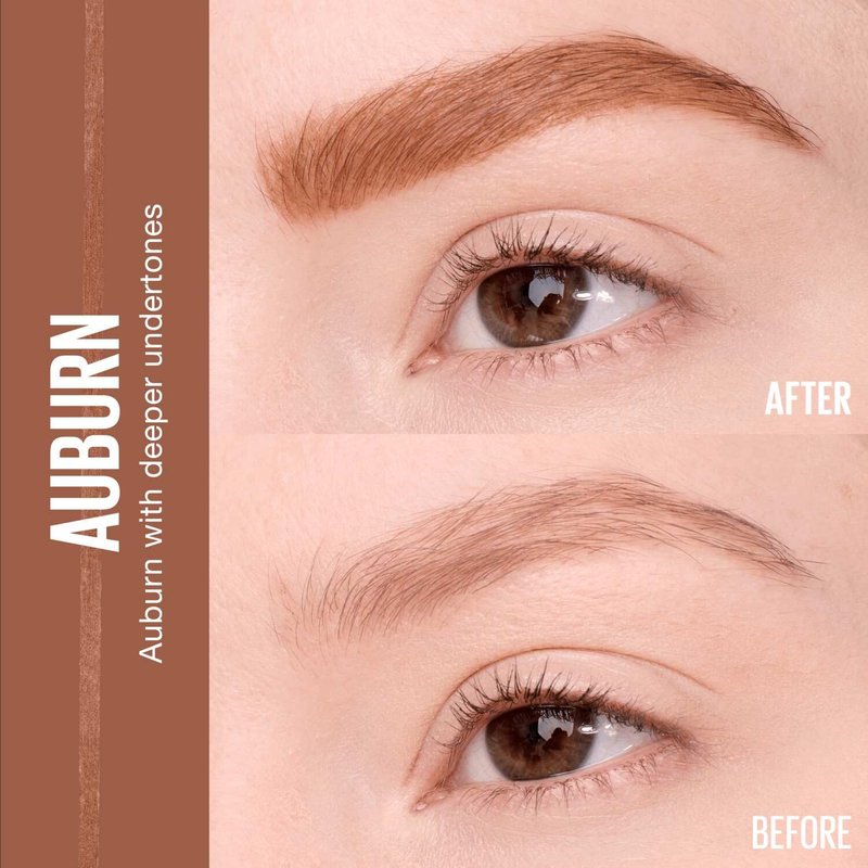 Maybelline Express Brow Ultra Slim Eyebrow Makeup, Brow Pencil with Precision Tip and Spoolie for Defined Eyebrows, Auburn, 1 Count (Packaging May Vary)