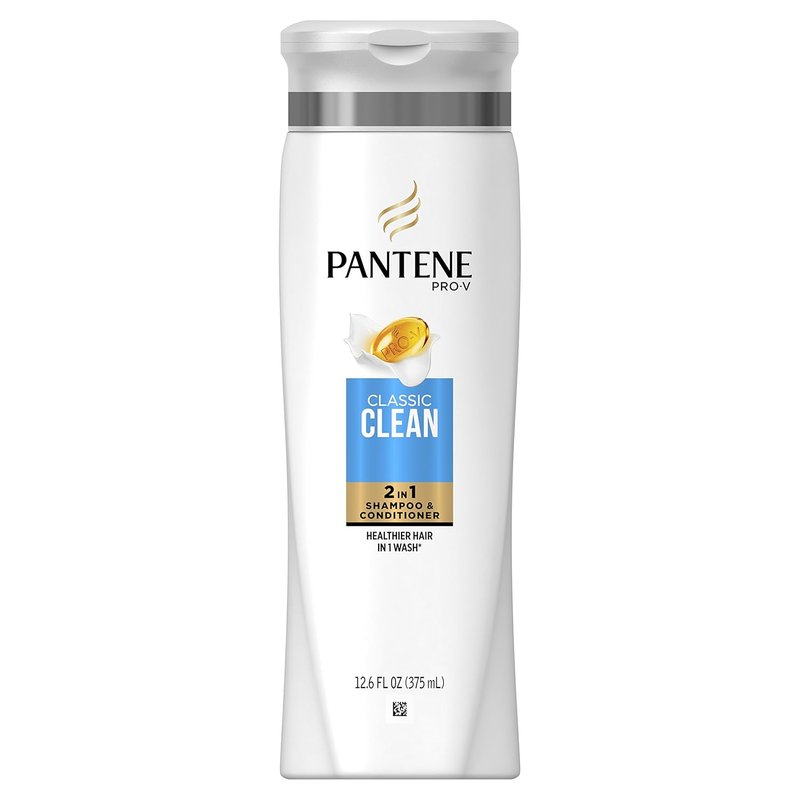 Pantene 2 In 1 Classic Clean Shampoo & Conditioner - 12.6 Oz | Nourishing Formula for All Hair Types