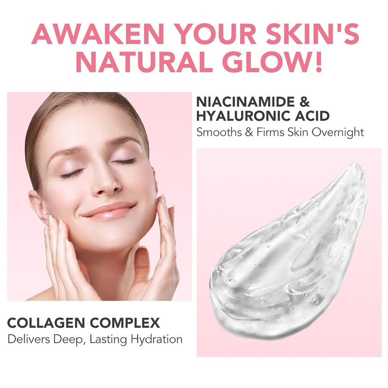 Frovetani Collagen Night Mask - Overnight Hydrolyzed Collagen Peel for Elasticity & Hydration | 150ml